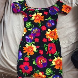 NWOT AA floral bodycon dress