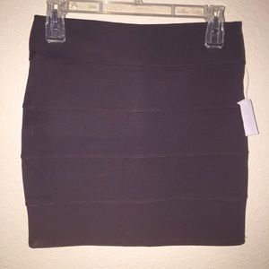 Grey Bandage Bodycon Skirt