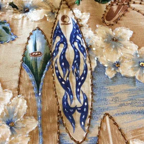 Beaded Hawaiian hand bag 🚬 no returns no trades - Picture 2 of 3