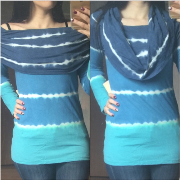 โ๏ธLAST ONE SZ SMALL- Off Shoulder Tie Dye Top - Picture 2 of 4