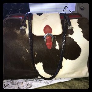 Brighton Limited Edition Cow Print Purse