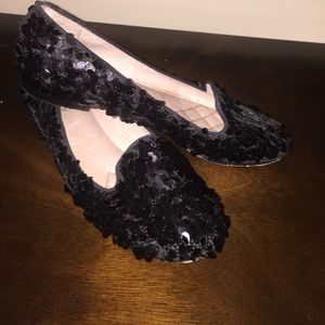 Black sequins Vince Camuto flats