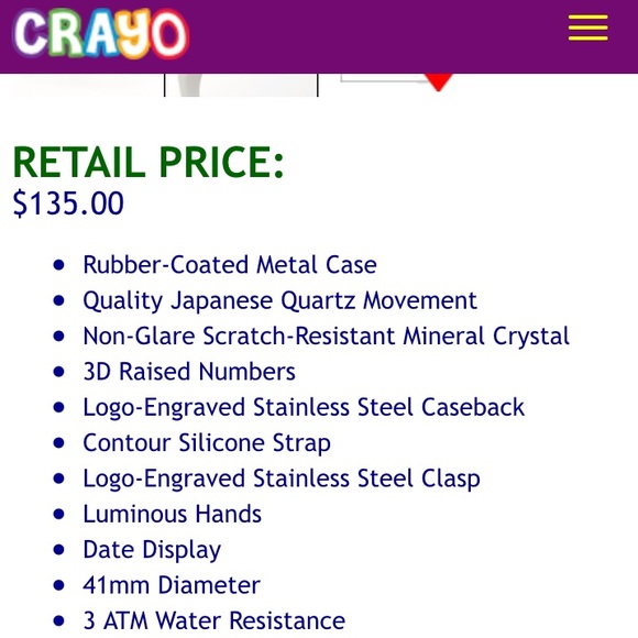 NWT Crayo Festival Watch - Picture 2 of 4