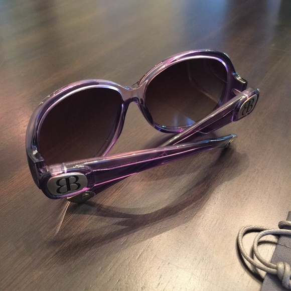 New Authentic Balenciaga Sunglasses w Case & Cards main image 5