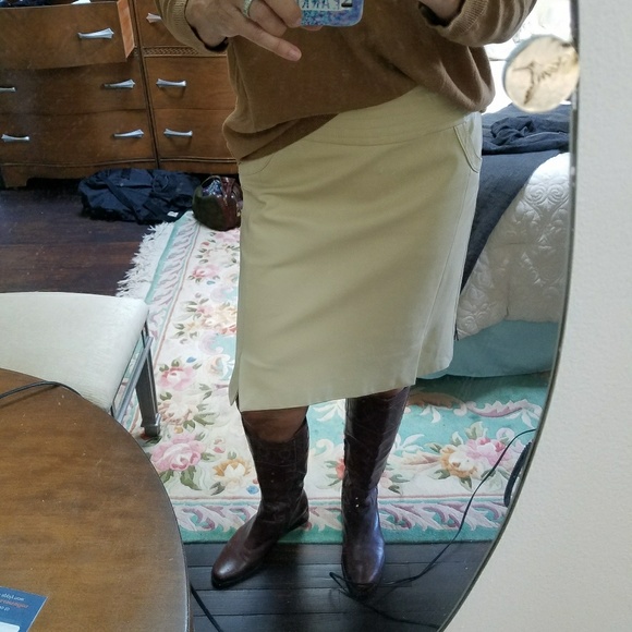 Dresses & Skirts - PRICE REDUCED . Polo Ralph Lauren leather skirt