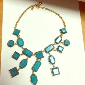 Kate Spade Sardinian Sun Bib Necklace - Turquoise