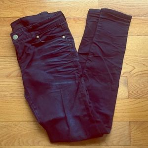 Decree Dark Blue Denim Leggings Size 7