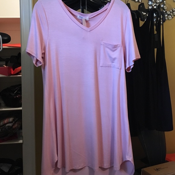 NWOT blush t-shirt dress