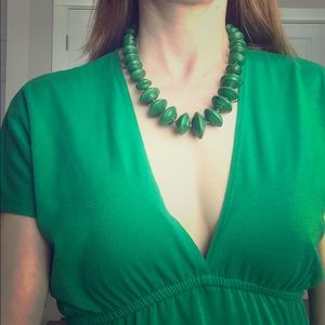 Green Bead for Life necklace.