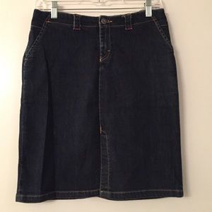 Lacoste denim skirt with front slit