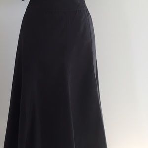 Black Suede Skirt