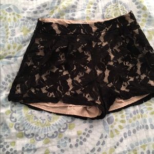 Lace shorts