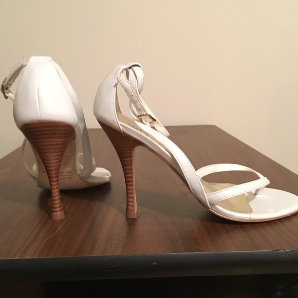 White Leather Strappy Sandals