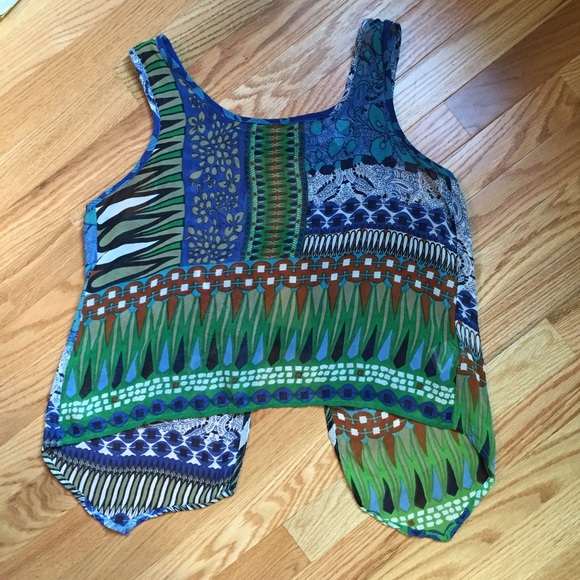 💥SOLD IN BUNDLE 💥Crop Tank with open back - Picture 3 of 4