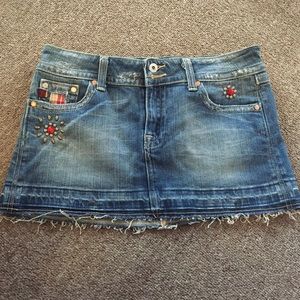 Denim mini skirt by Miss Me