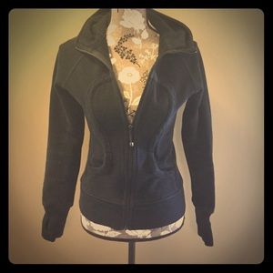 Black Lululemon Scuba Zip Hoodie Sweatshirt