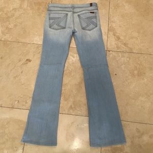 7Fam 7 for all mankind light flare Flynt Jeans 27