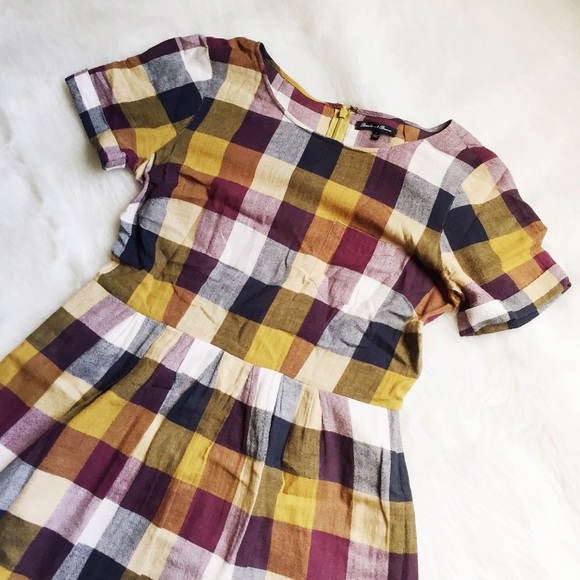 Madewell Plaid Songbird Dress - Picture 2 of 4