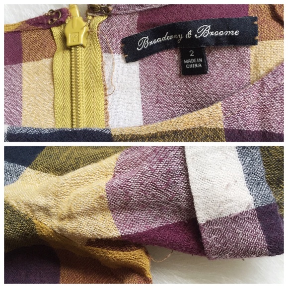 Madewell Plaid Songbird Dress - Picture 4 of 4