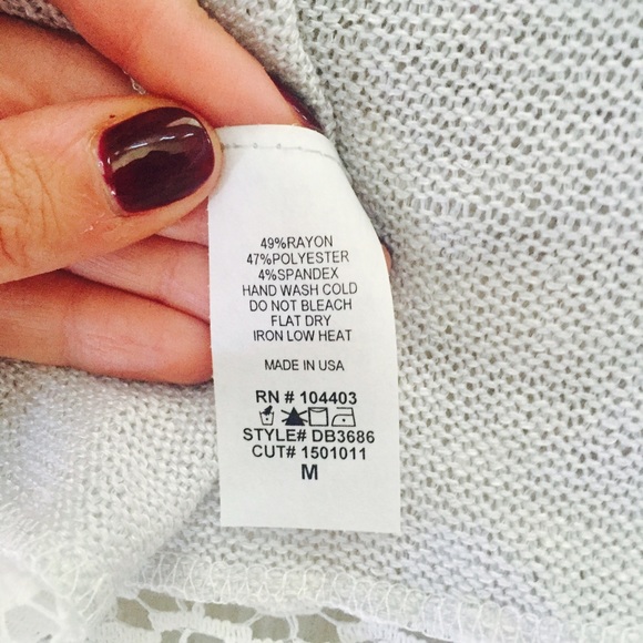 Sheer Crochet Sweater ❤️ - Picture 3 of 3