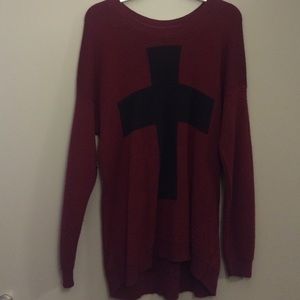 Maroon sweater