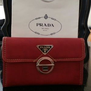 Vintage Prada Milano wallet & gift bag