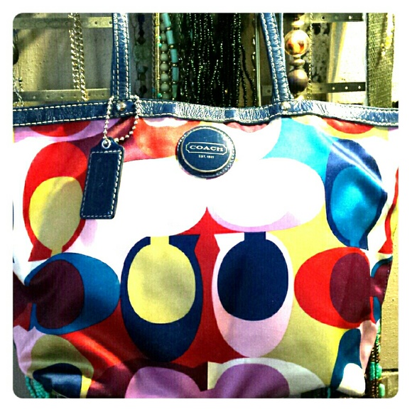 AUTHENTIC Coach Satin Purse