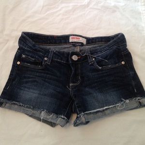 Denim shorts
