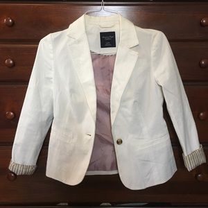 American Eagle white blazer sz XS