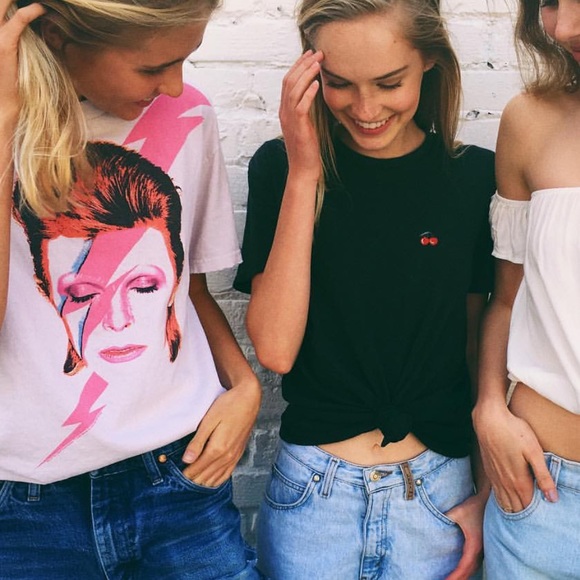 Brandy Melville Tops - Brandy Melville David Bowie vintage graphic top Brandy Melville Tops - Brandy Melville David Bowie vintage graphic top