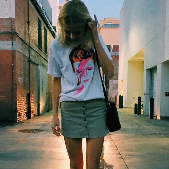 Brandy Melville Tops - Brandy Melville David Bowie vintage graphic top Brandy Melville Tops - Brandy Melville David Bowie vintage graphic top