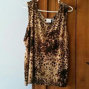Leopard print tank