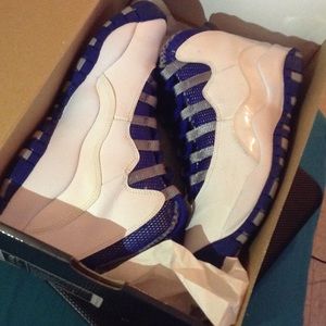 Air Jordan "White/Old Stealth" Retro 10s