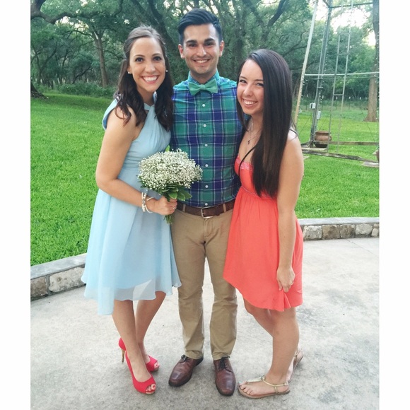David's Bridal Dress - Light blue