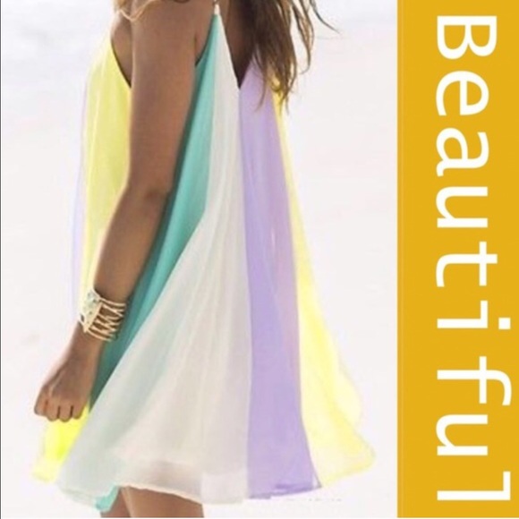 💥HP 3/13, 7/2💥ADORABLE RAINBOW SUNDRESS! - Picture 2 of 3