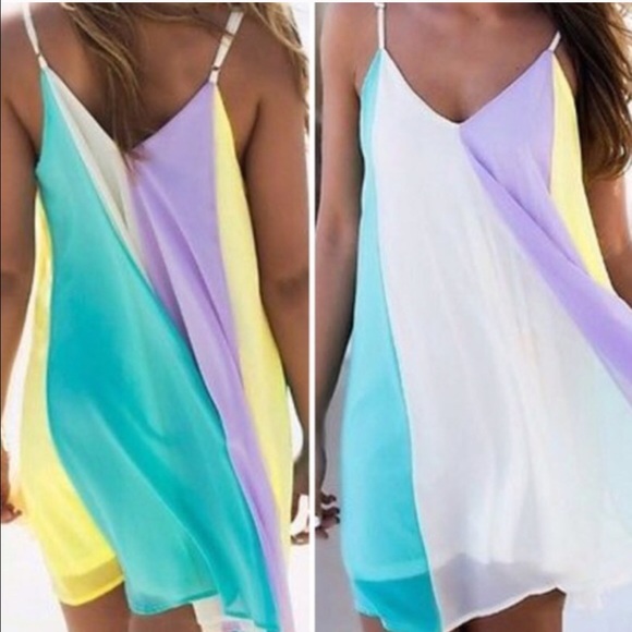 💥HP 3/13, 7/2💥ADORABLE RAINBOW SUNDRESS! - Picture 3 of 3