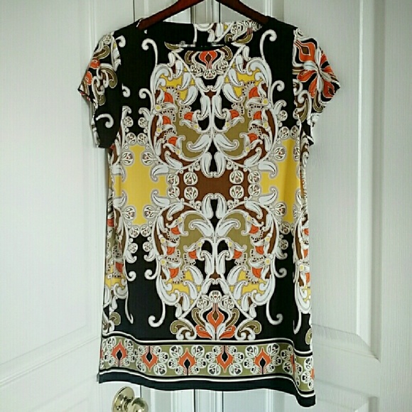 Colorful Shortsleeve Tunic Size M