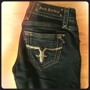 Rock revival super skinny jeans