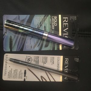 Revlon mascara black and brown eyeliner