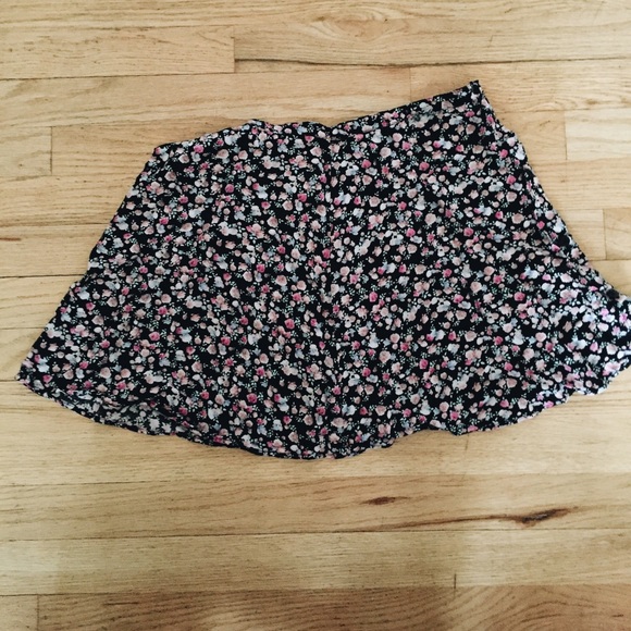 Floral shot skirt