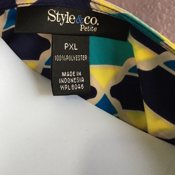 Blue Multicolored Tunic - Picture 3 of 3