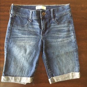 Abercrombie Kids Girls Boyfriend Jean Shorts Sz 14