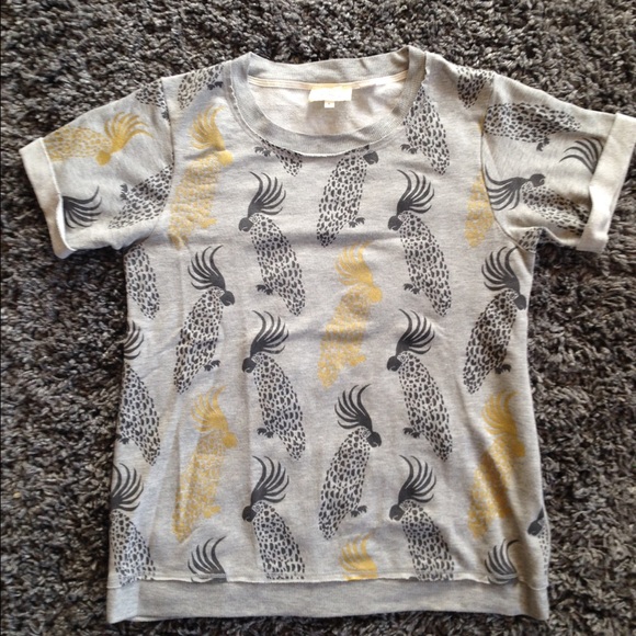 Anthropologie Parrot Shirt