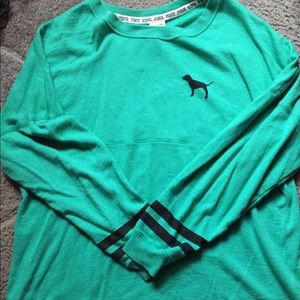 PINK Victoria secret varsity jersey shirt