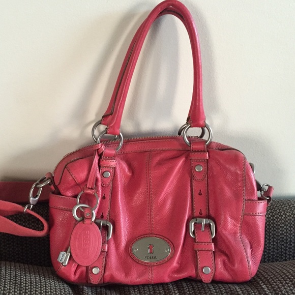 Fossil Maddox Satchel with crossbody strap