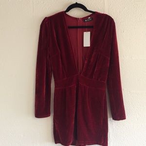Red Velvet Romper