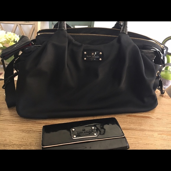 Kate Spade diaper bag and wallet