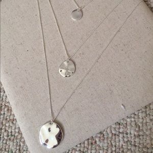 Chloe + Isabel three layer Paillette pendants