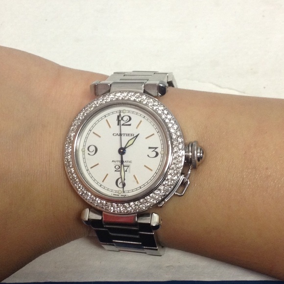 Authentic Cartier Pasha Diamonds Watch main image 4