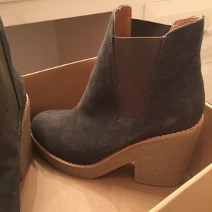 Size 8 Urban Outfitters Suede Booties